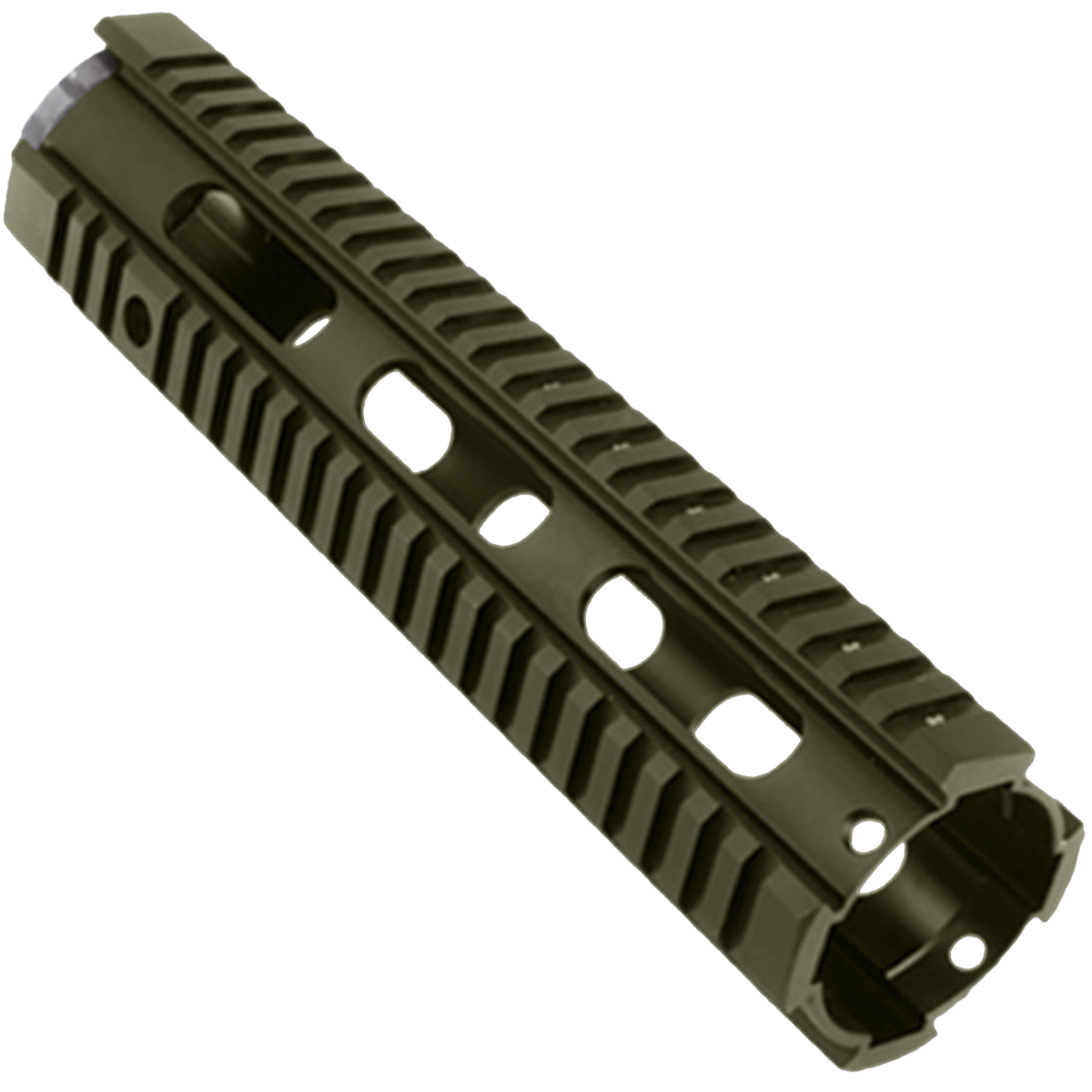 AR-15 Picatinny Quad Rail 10" Handguard - Cerakote Olive Drab Green