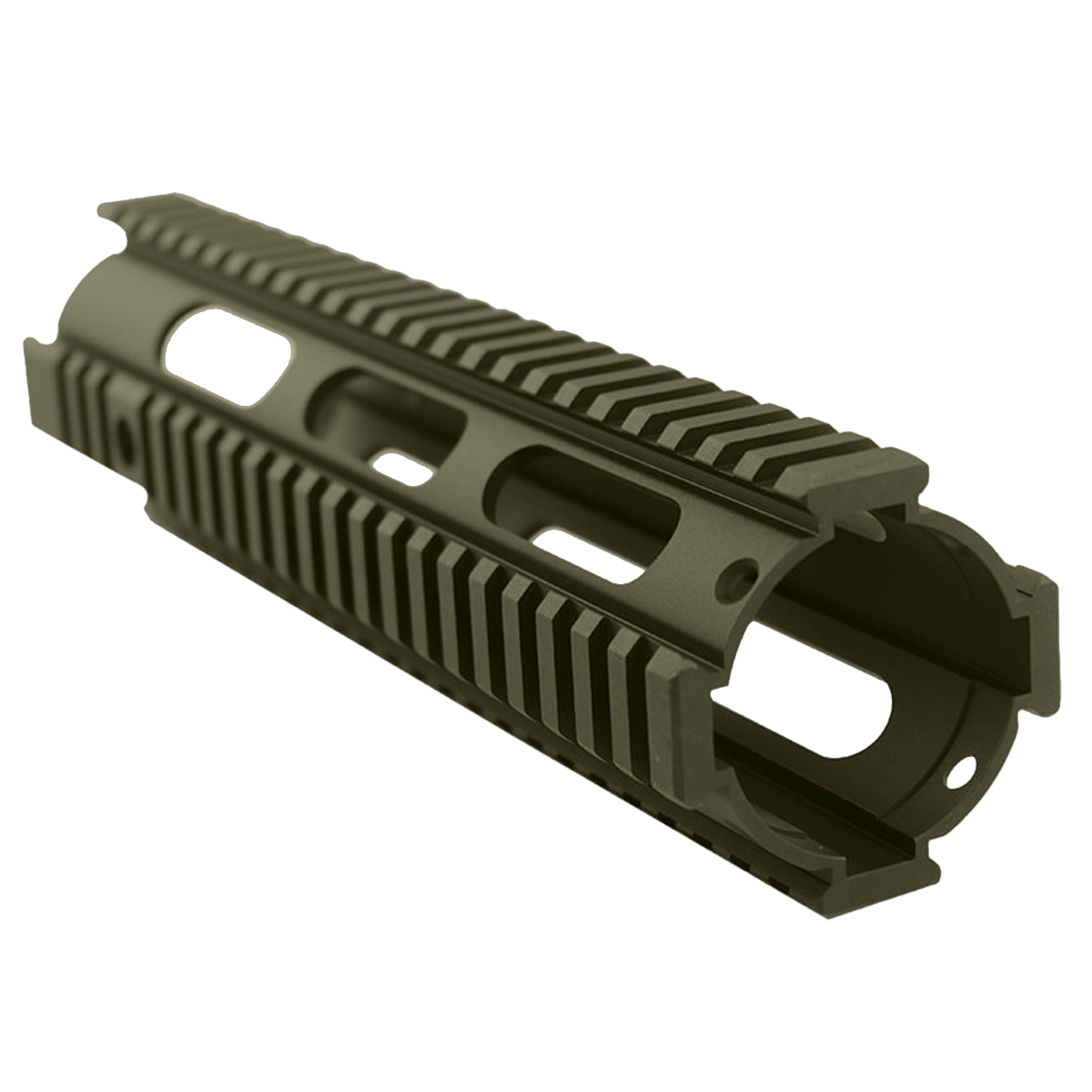 AR-15 Picatinny Quad Rail 10" Handguard - Cerakote Olive Drab Green