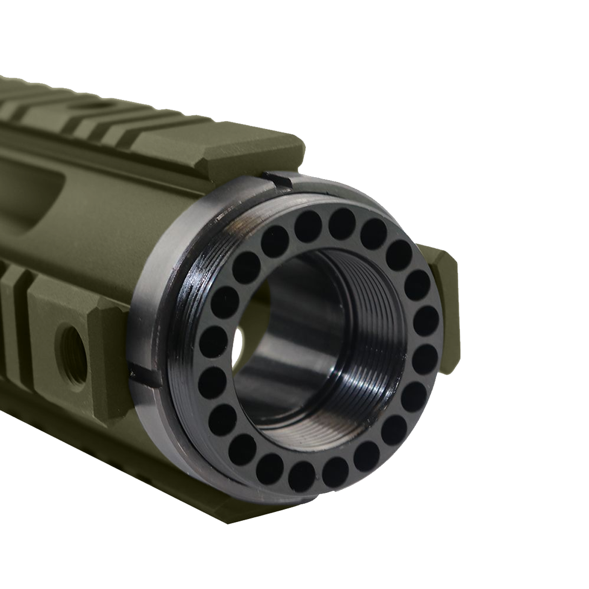 AR-15 Picatinny Quad Rail 10" Handguard - Cerakote Olive Drab Green