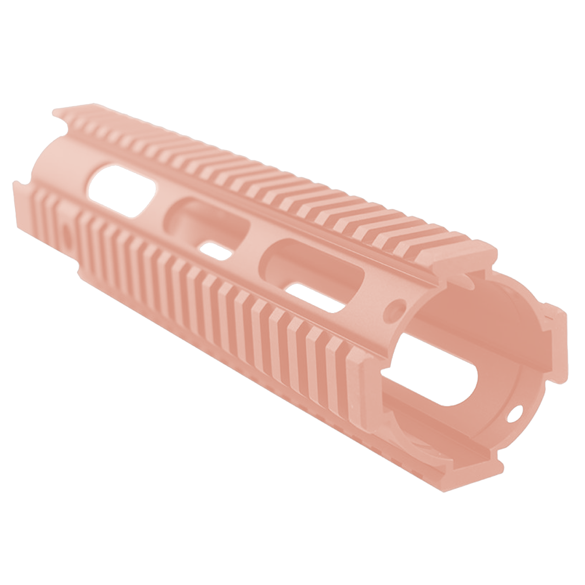 AR-15 Picatinny Quad Rail 10" Handguard - Cerakote Rose Gold