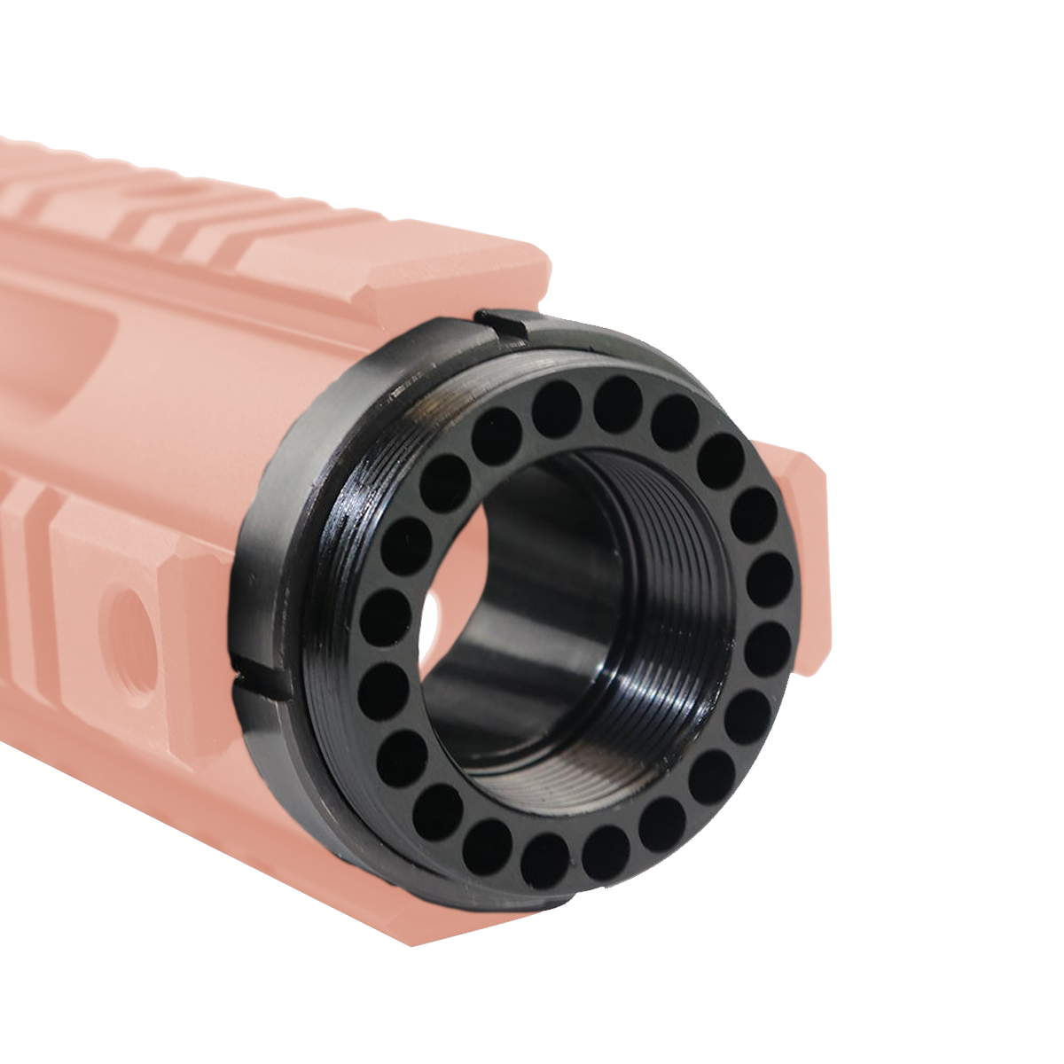 AR-15 Picatinny Quad Rail 10" Handguard - Cerakote Rose Gold