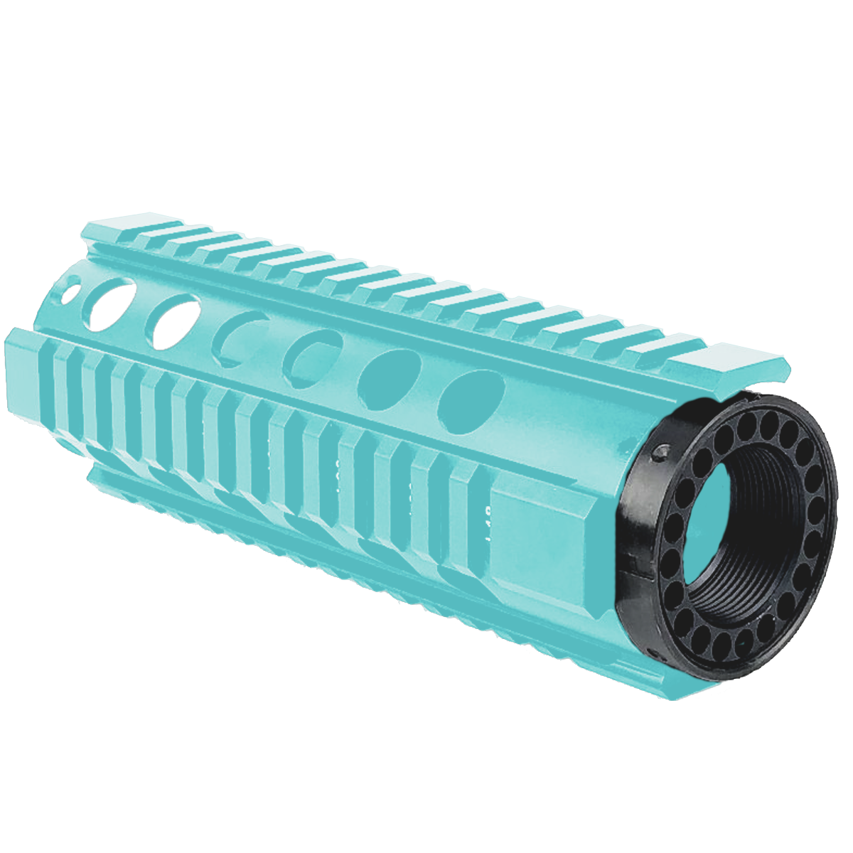 AR-15 Carbine Length 7" Free Float Quad Rail Handguard - Robins Egg Blue