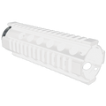 AR-15 Carbine Length 7" Free Float Quad Rail Handguard - Storm Trooper White