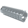 AR-15 Carbine Length 7" Free Float Quad Rail Handguard - Tungsten Gray