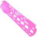 AR-15 M-Lok 10" Super Slim Free Float Hybrid Top Cut Handguard - Sig Pink