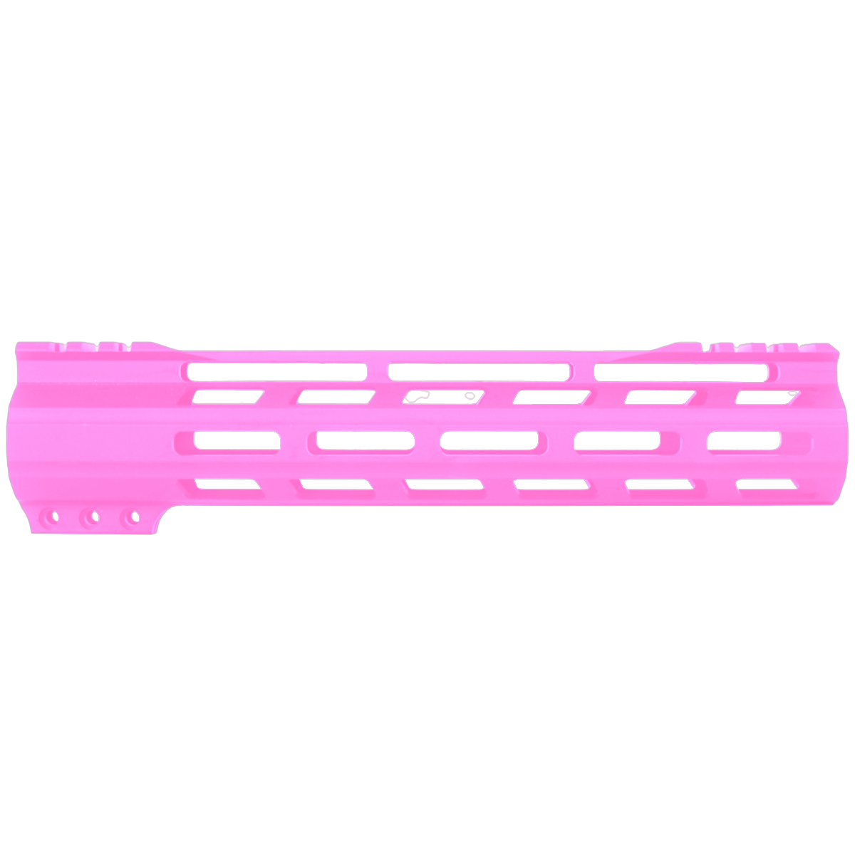 AR-15 M-Lok 10" Super Slim Free Float Hybrid Top Cut Handguard - Sig Pink
