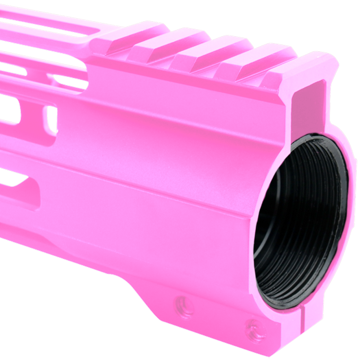 AR-15 M-Lok 10" Super Slim Free Float Hybrid Top Cut Handguard - Sig Pink