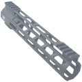 AR-15 M-Lok 10" Super Slim Free Float Hybrid Top Cut Handguard - Sniper Gray