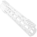 AR-15 M-Lok 10" Super Slim Free Float Hybrid Top Cut Handguard - Storm Trooper White