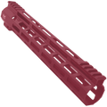 AR-15 M-Lok 12" Super Slim Free Float Hybrid Top Cut Handguard - Cranberry Frost