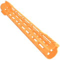 AR-15 M-Lok 15" Super Slim Free Float Hybrid Top Cut Handguard-Cerakote Tequila Sunrise Orange