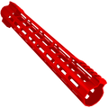 AR-15 M-Lok 15" Super Slim Free Float Hybrid Top Cut Handguard-Cerakote Red