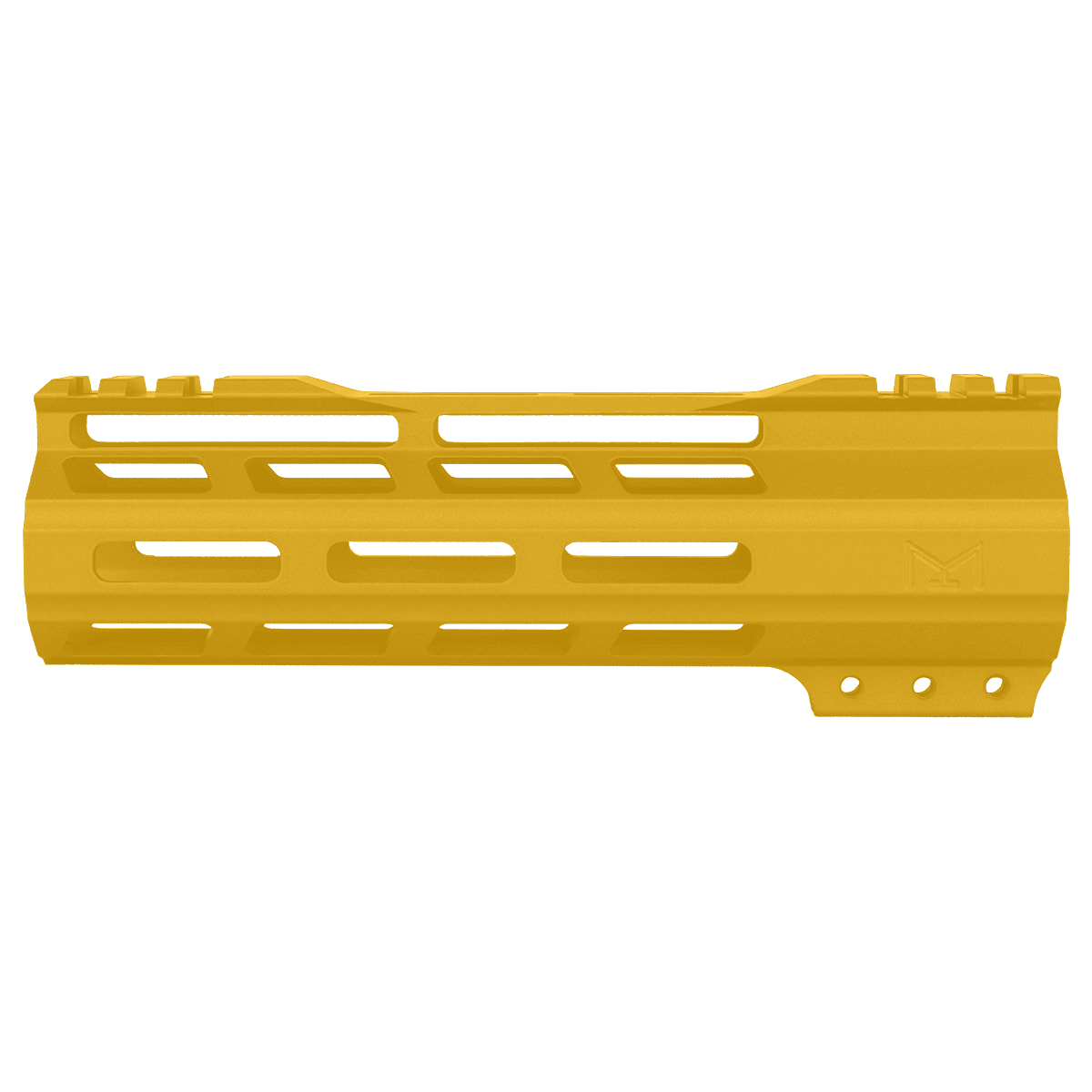 AR-15 M-Lok 7" Super Slim Free Float Hybrid Top Cut Handguard-Cerakote Gold