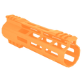 AR-15 M-Lok 7" Super Slim Free Float Hybrid Top Cut Handguard-Cerakote Tequila Sunrise Orange