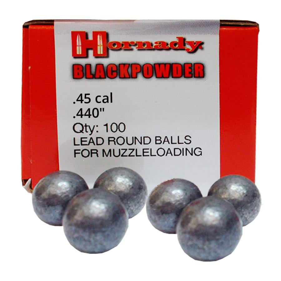 45 CAL .440 LEAD BALLS 100 RD