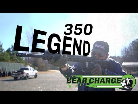 BC-15 .350 Legend Side Charging Complete Upper Assembly, 18" Parkerized Heavy Barrel, 1:16 Twist, Carbine Length Gas System, 15" M-LOK Rail