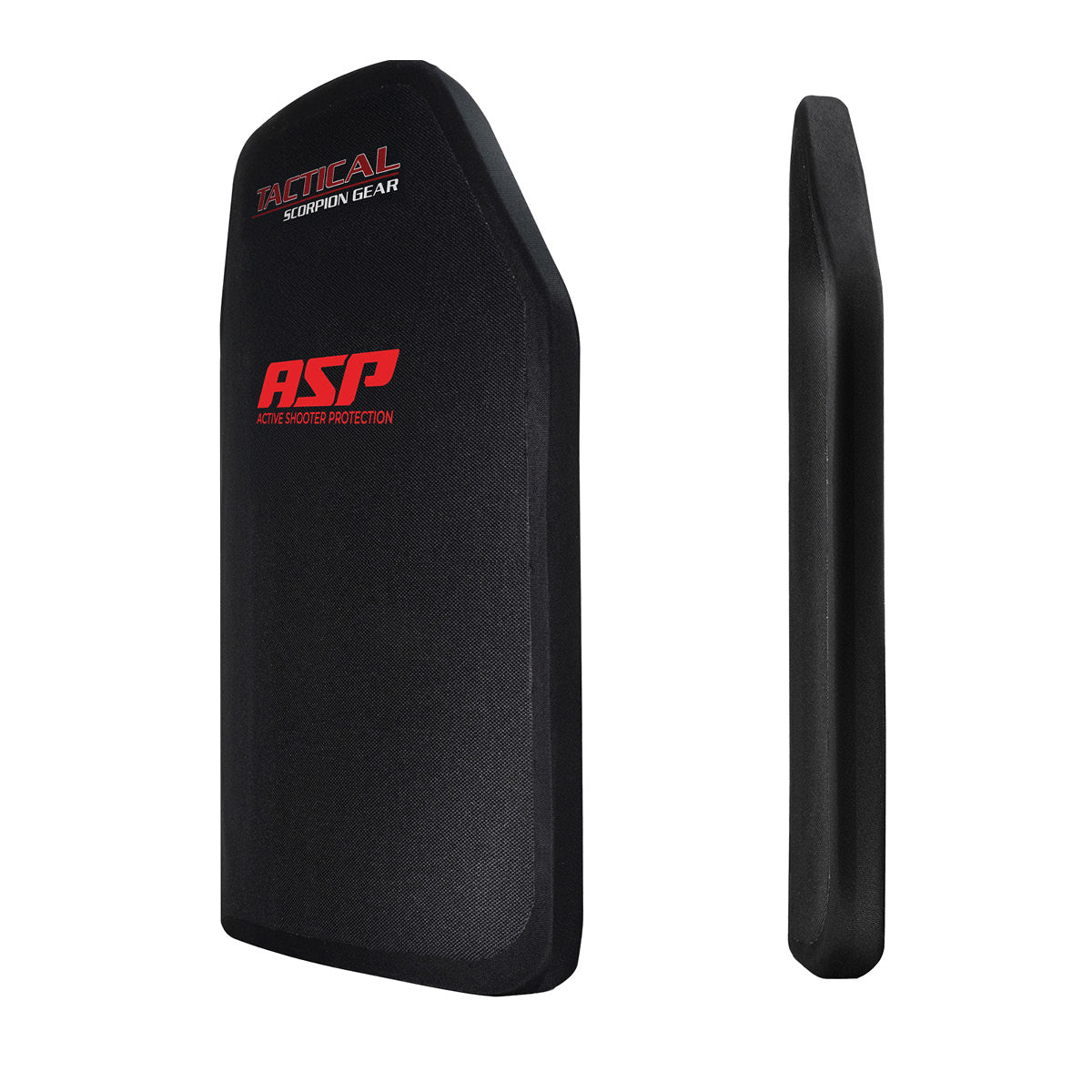 Tactical Scorpion ASP Active Shooter Protection Body Armor Plates - Level RF2 Special Threats ASP PE Body Armor 10x12 Plate