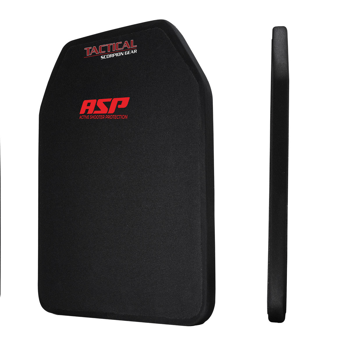Tactical Scorpion ASP Active Shooter Protection Body Armor Plates - Level RF2 Special Threats ASP PE Body Armor 11x14 Plate