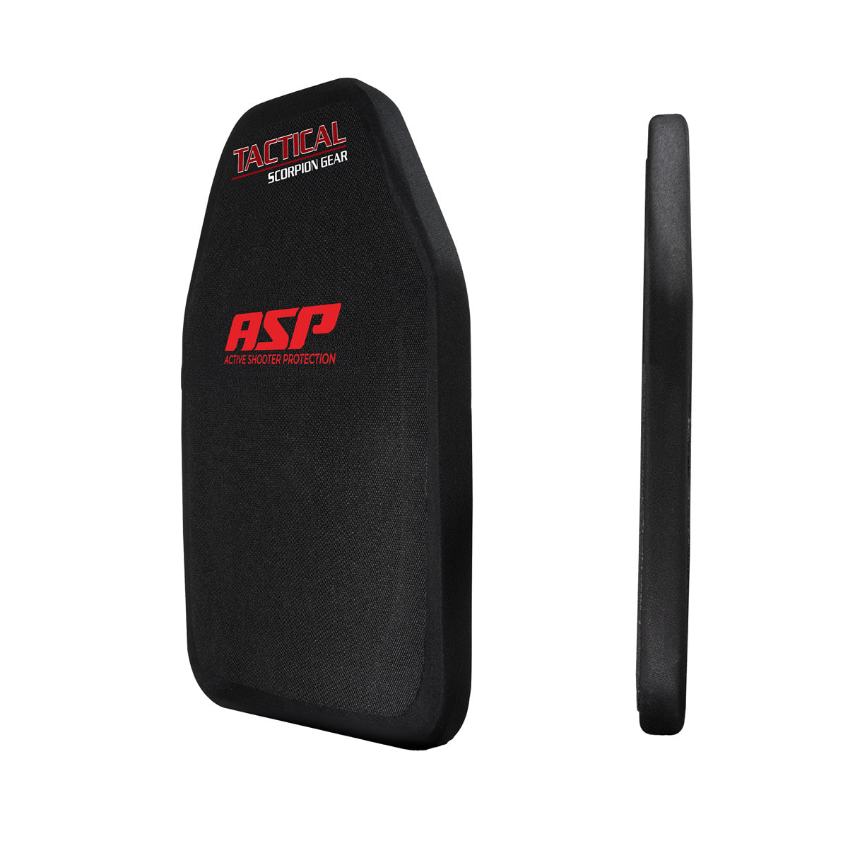 Tactical Scorpion ASP Active Shooter Protection Body Armor Plates - Level RF2 Special Threats ASP PE Body Armor 8x10 Plate