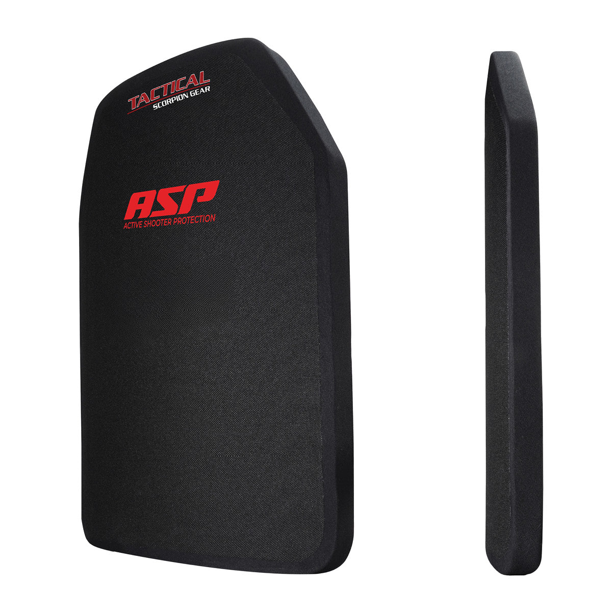 Tactical Scorpion ASP Active Shooter Protection Body Armor Plates - Level RF2 Special Threats ASP PE Body Armor Large SAPI Plate
