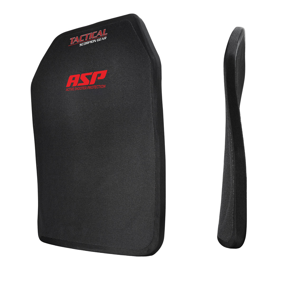 Tactical Scorpion ASP Active Shooter Protection Body Armor Plates - Level RF2 Special Threats ASP PE Body Armor 11x14 Plate