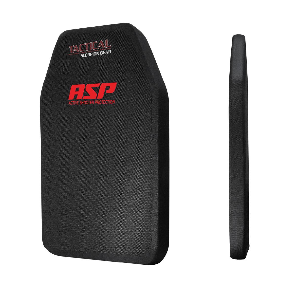 Tactical Scorpion ASP Active Shooter Protection Body Armor Plates - Level RF2 Special Threats ASP PE Body Armor Medium SAPI Plate