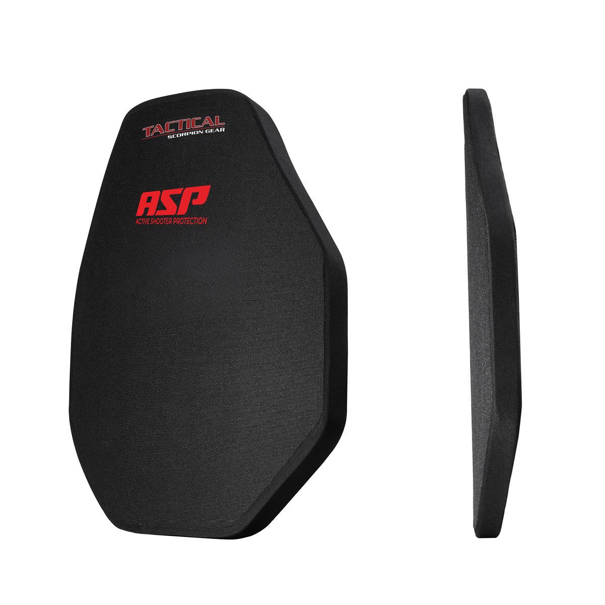 Tactical Scorpion ASP Active Shooter Protection Body Armor Plates - Level RF2 Special Threats ASP PE Body Armor 10x12 Plate