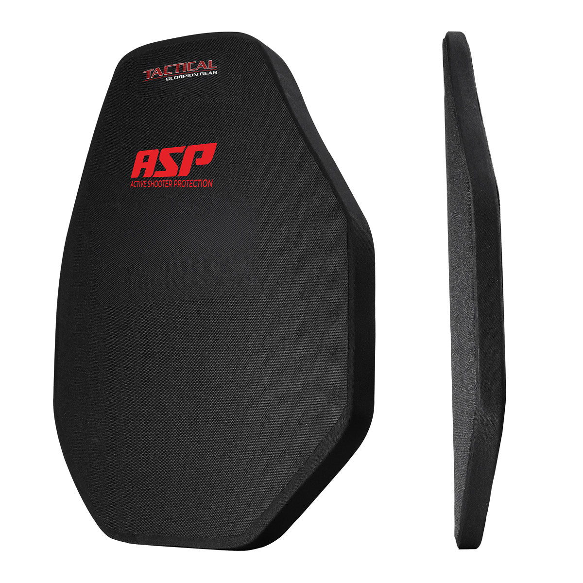 Tactical Scorpion ASP Active Shooter Protection Body Armor Plates - Level RF2 Special Threats ASP PE Body Armor 11x14 Plate
