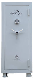 ATI IRON LADY MODEL M HOME SAFE 59"X26"X20" ELECTRONIC PANEL DBL FIRELINER FP 1200 GREY 24 GUN