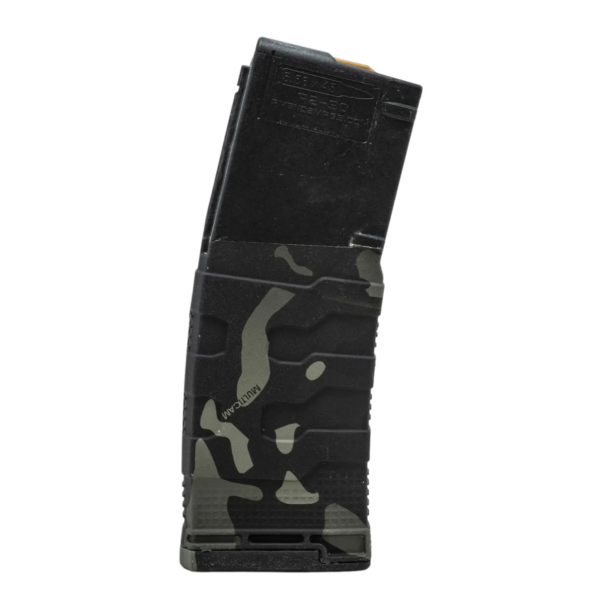 AMEND2 M3 5.56MM 20RD AR15 WITH RED FOLLOWER BLACK MULTICAM POLYMER MAGAZINE ( 50 PER CASE )