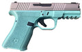 BLACK RAIN FRONTLINE+ HGA 9MM 4IN BBL 15RD TIFFANY BLUE/STAINLESS SLIDE