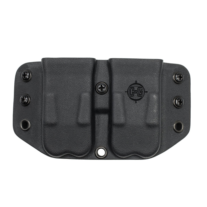 C&G P365/43X/HELLCAT | OWB DOUBLE FLAT MAGAZINE KYDEX HOLDER | AMBI