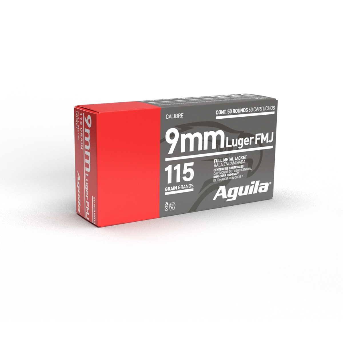 AGUILA 9MM FMJ 115GR 50RD BOX 20 BXS PER CS