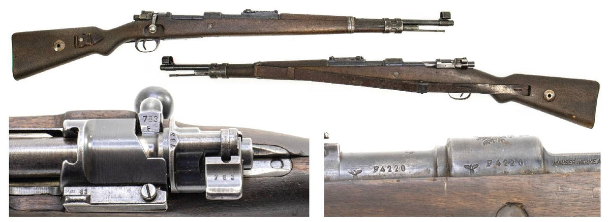 1941 K98 GERMAN MAUSER 8MM RFL 23.62" BAYONET 8/10 MATCHING SERIAL NUMBERS