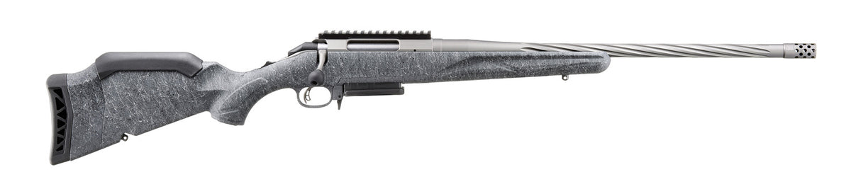 RUGER AMERICAN G2 243WIN RFL 22" GRY SPLATTER 3RD