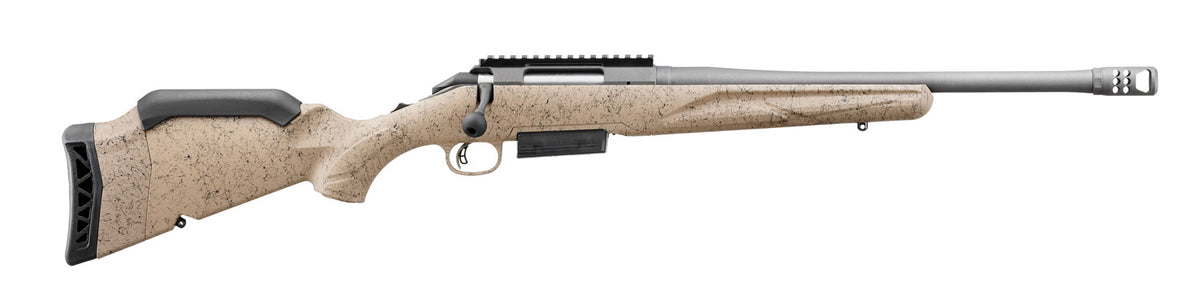 RUGER AMERICAN G2 RANCH RFL 450BM 16.4" FDE SPLATTER 3RD