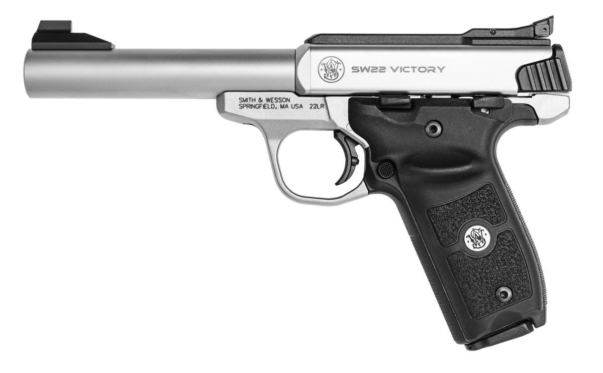 SMITH & WESSON SW22 VICTORY TRGT MODEL STS 22LR 5.5" 10RD SAO MS COMPLINT