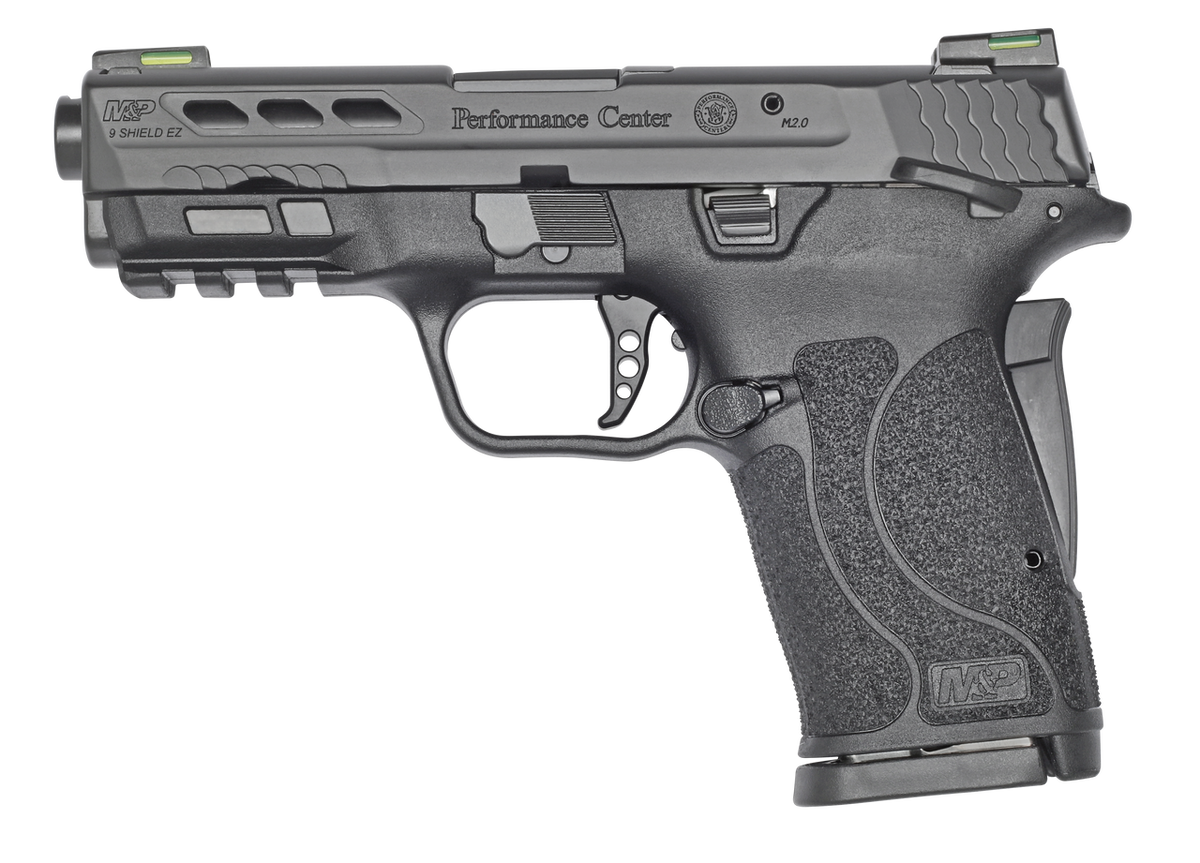 SMITH & WESSON PC M&P SHIELD EZ M2.0 PRTD BLK 9MM 3.675" 8RD COMPLIANT