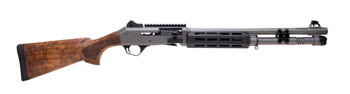 PANZER ARMS M4 SPEED PRO WALNUT 12G SA 18.5" PORTED, WALNUT STOCK, BLK MLOK R...