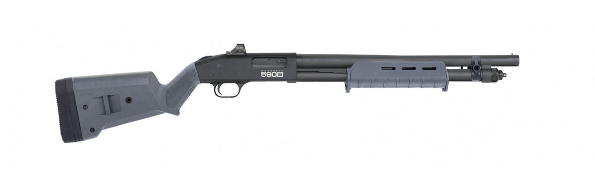 MOSSBERG 590S MAGPUL W/ HOLOSUN HS407K 12G 18.5" BLK/MAGPUL GRY