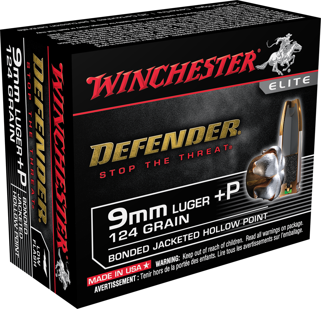 WINCHESTER SPRME 9MM+P 124GR JHP