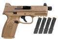 FN 509 M TACTICAL BUNDLE FDE 9MM 4.5" 1-15RD 4-24RD MAGS