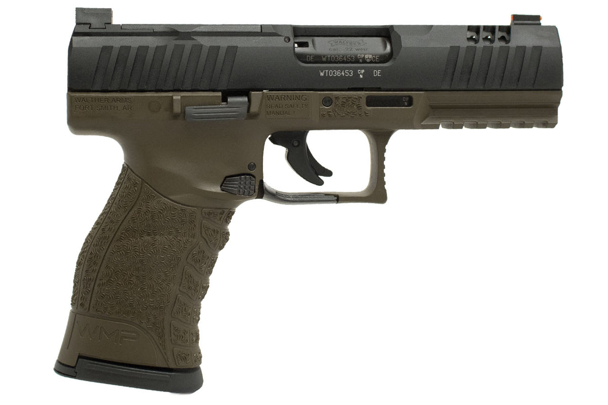 WALTHER WMP 22WMR PSTL MILITARY 4.3" OPTIC READY 2-15RDS