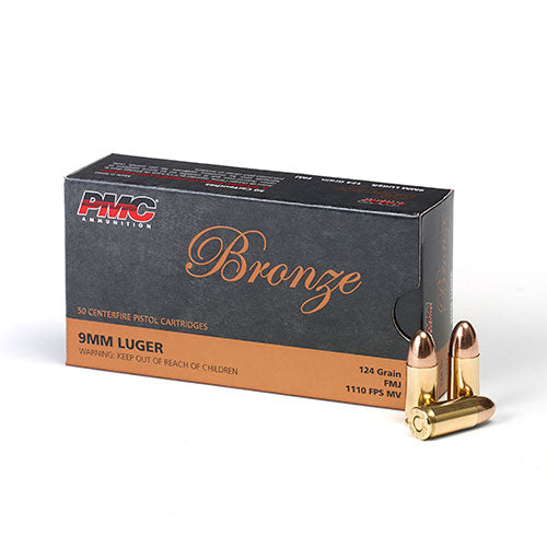 PMC 9MM 124GR FMJ 50RD BX 1000RD CASE