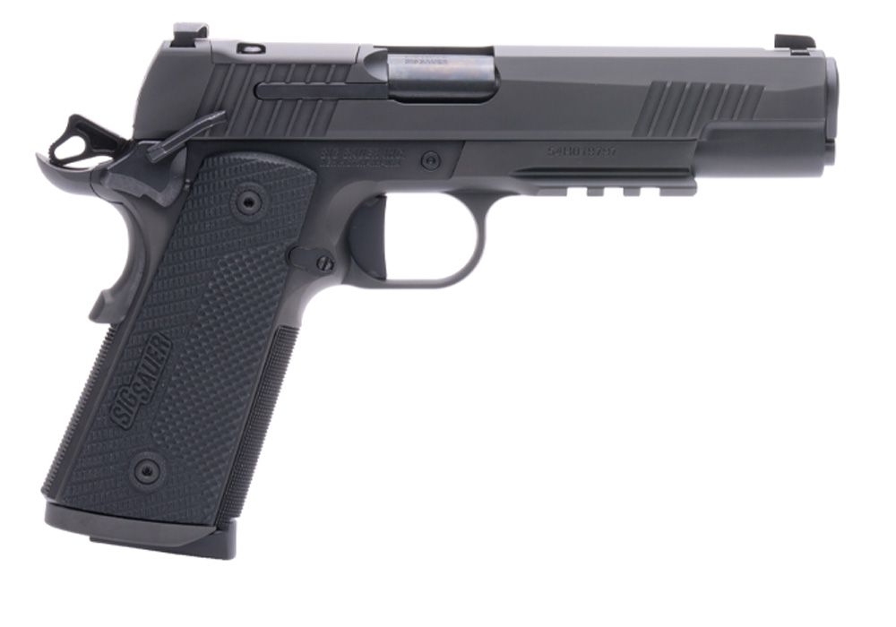 SIG SAUER 1911 X SERIES 45ACP 5" BLK G10 GRIP, OPTIC RDY, 2-8RD