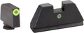 AMERIGLO SIGHT SET ALL GLOCK EXCEPT 42/43/48 8XL HEIGHT OR BLACK FRONT/REAR