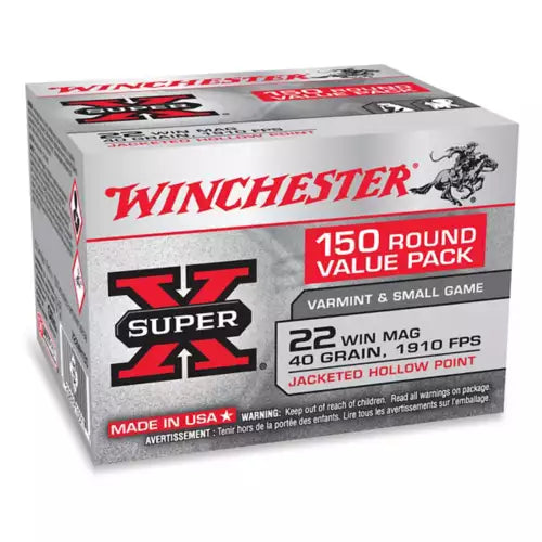.22 WIN MAG 40GR 150RDS JHP