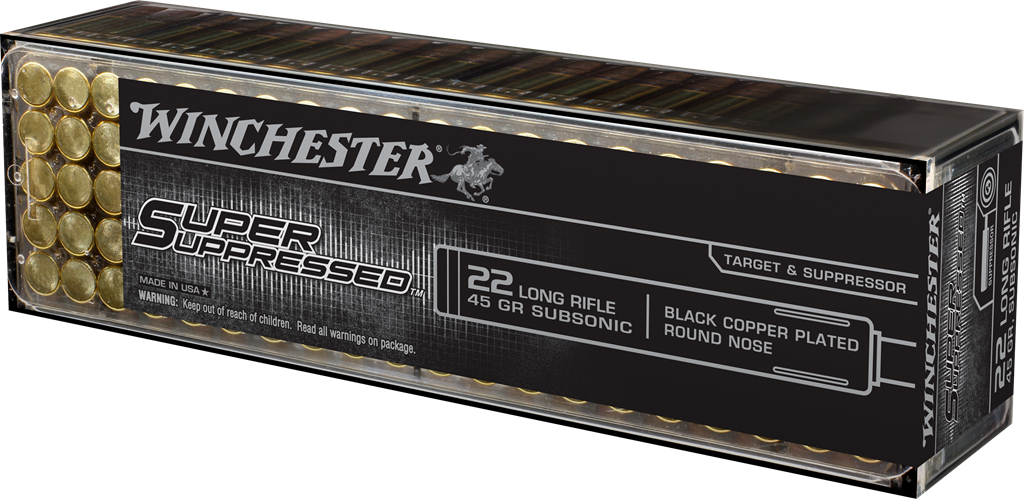 .22LR 45GR LRN SUPPRESSED 100RD BOX