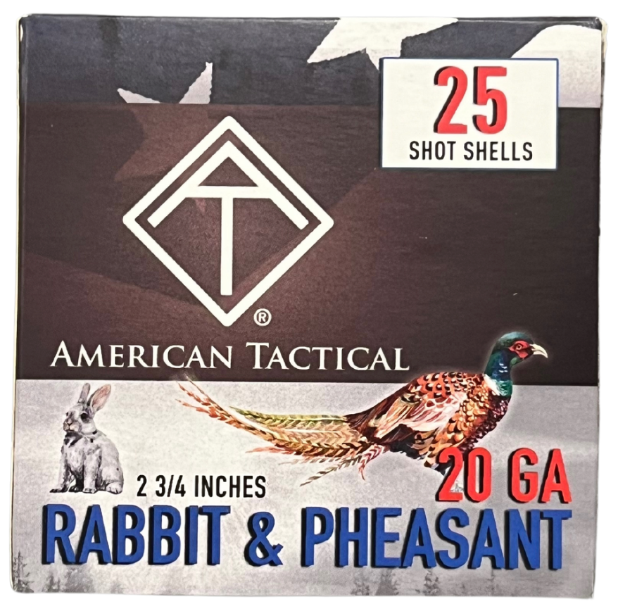 AMERICAN TACTICAL 20G GAME LOAD #4 1OZ 2.75" 25RD BX 250RD CASE