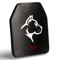 dGUARD DOG M4+ ADVANCED LVL 4 PLATE 10X12 SNGL CURVD CERAMIC W/ ADVANCED COATING & ANTISPALL (42262)
